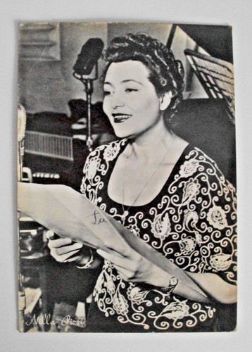 Cartolina attrice cantante - attrice,