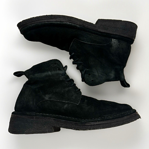 Marsell uomo nero scamosciato - marsell,