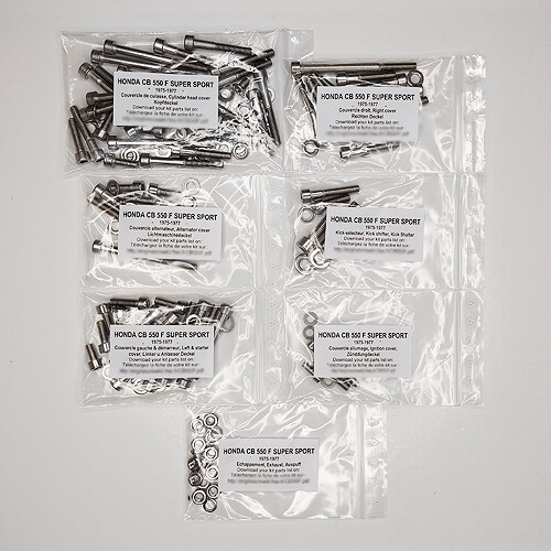 Honda 550 1975 1977 - f, kit