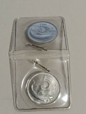 5 LIRE 1989 TIMONE ROVESCIATO