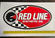 RED LINE OIL /large STICKER