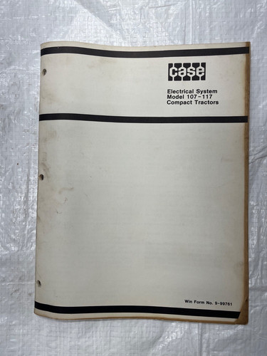 Case model 107 117 - case, trattori