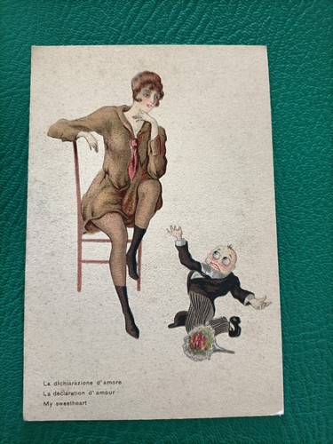 Cartolina umoristica la - -,