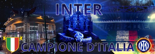 Striscione inter pvc - inter, in