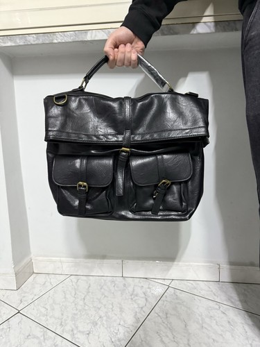 Borsa ecopelle nero - borsa, in