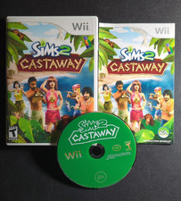 The Sims 2 Castaway Nintendo Wii completo di scatola con manuale