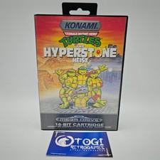 TEENAGE MUTANT HERO TURTLES THE HYPERSTONE HEIST SEGA MEGA DRIVE PAL COMPLETO
