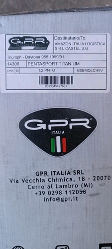 Scarico omologato gpr penta - scarico,