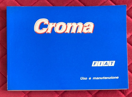 Fiat croma libretto uso e - fiat,