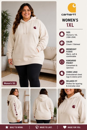 Felpa con cappuccio carhartt - con,