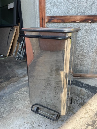 Pattumiera acciaio inox - in,