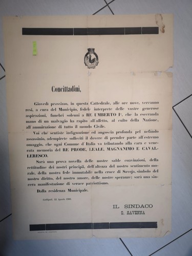 F13 gallipoli funerali - f13, re