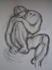 Cristoforo De Amicis (Alessandria 1902-Milano 1987) Litografia cm50x70 Nudo 1970