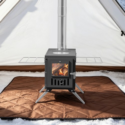 Stufa legna portatile con 6 - stufa, a