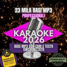 BASI KARAOKE MP3 AGGIORNATE AL