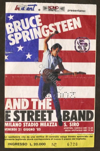 Bruce springsteen biglietto - springsteen,
