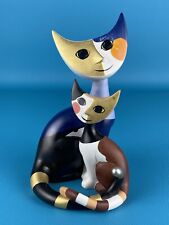 Goebel Statua Gatti “Angelo & Angelina”ceramica 22cm Opera Firmata