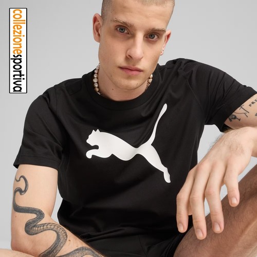 Shirt puma essential logo - t-shirt,