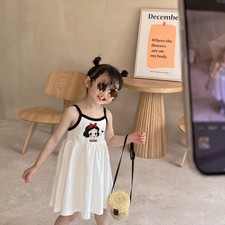 Abito smanicato estivo bambina