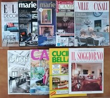 Riviste varie casa e arredamento. Rare. Illustrate. Italiane. Originali.