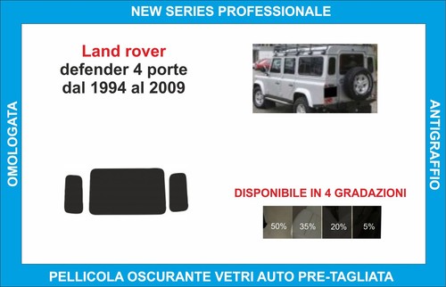 Pellicole oscuranti vetri land - pellicole,