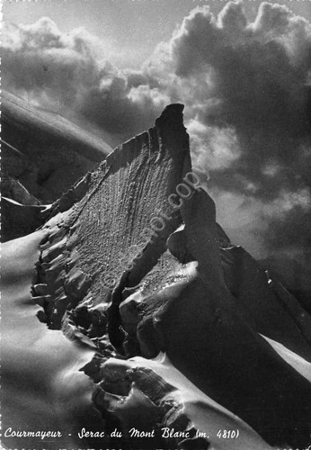 Cartolina courmayeur serac - cartolina,
