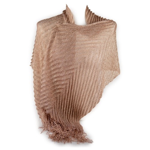 Stola oro rosa foulard cipria