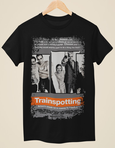 Trainspotting maglietta nera - -,