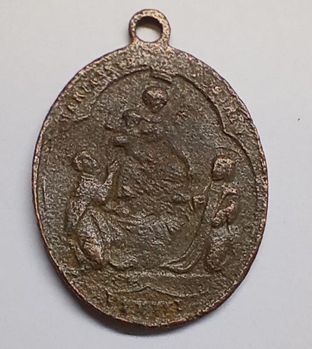 Antica medaglia religiosa - antica, 1700
