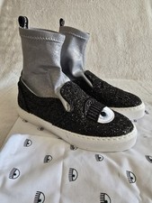 Chiara Ferragni sneaker donna glitter trend con gambale elastico numero 39 