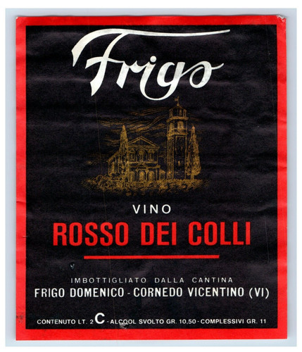 Frigo vino rosso dei - dei, colli