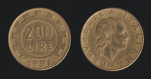 200 lire 1991 lavoro italia - 200,