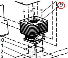 Cilindro motore 1E4CFN/C