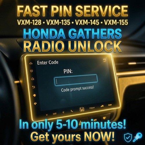Honda raccoglie radio codice - honda,