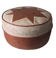 Pouf in ecopelle vinile