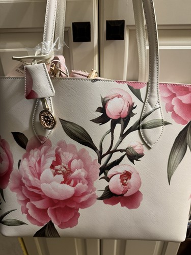Elegante borsa grande floreale