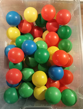 PALLINE COLORATE PER PISCINE GIOCATTOLO BAMBINI - 100 PZ (Diametro 5,5 cm)