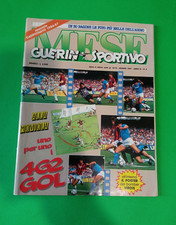 GUERIN SPORTIVO  MESE N.6-1987 POSTER VIRDIS 462 GOL MOVIOLA MARADONA FOTO FLASH