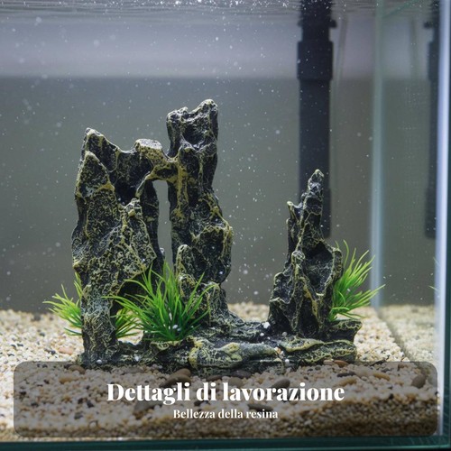 Roccia finta per acquario - finta,