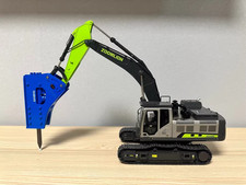 Modellino escavatore Zoomlion 550 1:35 (con martello e benna)