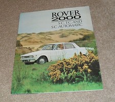 Brochure Rover 2000 1967 -