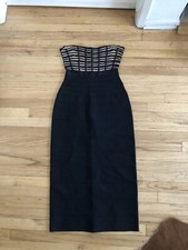 Abito Midi Elegante Nero E