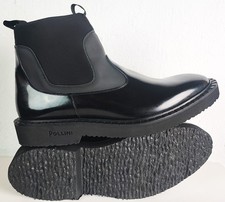 Stivaletti da uomo Pollini stivaletti di design stivaletti con lacci stivaletti taglia 45 nuovi