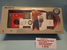 Radio Registratore  Audiocassette Non testato Sony Vintage Nuovo