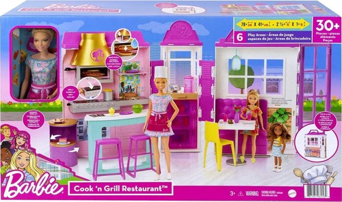 Barbie playset ristorante - barbie,