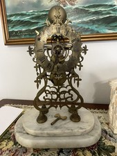 PENDOLA OROLOGIO A PENDOLO SCHELETRO FRANCESE XIX SECOLO