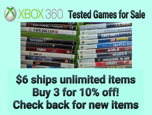 Tested xbox 360 - xbox, games