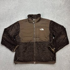 Maglione North Face Fleece donna marrone medio full zip pile profondo Polartec donna*