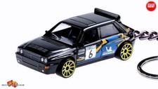 KEY CHAIN BLACK LANCIA DELTA