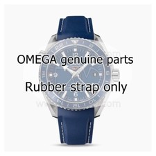 OMEGA cinturino caucciù blu 21/18 mm  Seamaster Planet Ocean 600m 43.5mm Co-Axia